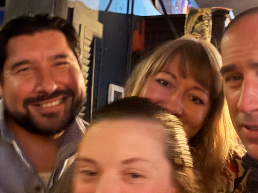 Group at a house mixer
